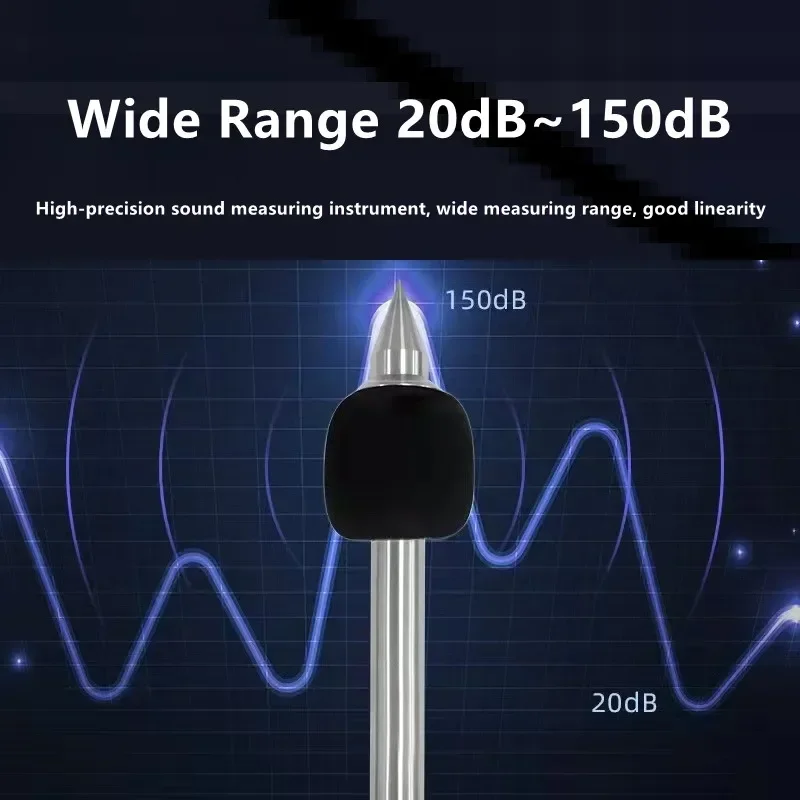 

2025 High Sensitivity 4-20mA RS485 Lora Lorawan Condenser 20-150 Noise sensor