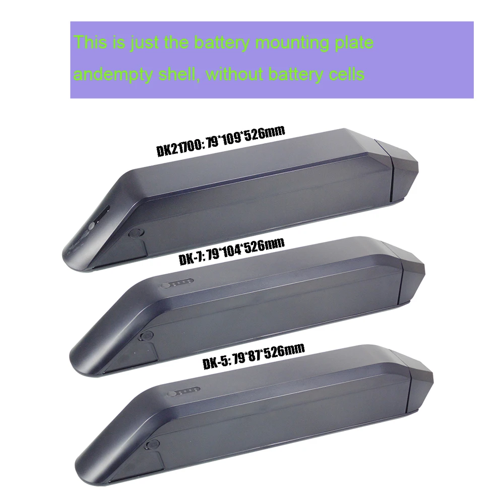 36V 48V Reention Ebike Battery Box 40pcs 50pcs 52pcs Cells for Removable Only Empty Shell Electric Bike Without Battery Cells