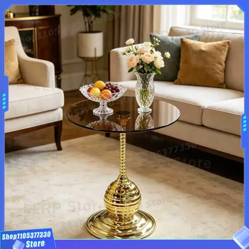 Modern Light Luxury Fiberglass Coffee Table Special Shaped Personalized Side Table for Hotel Living Room Villa Homestay