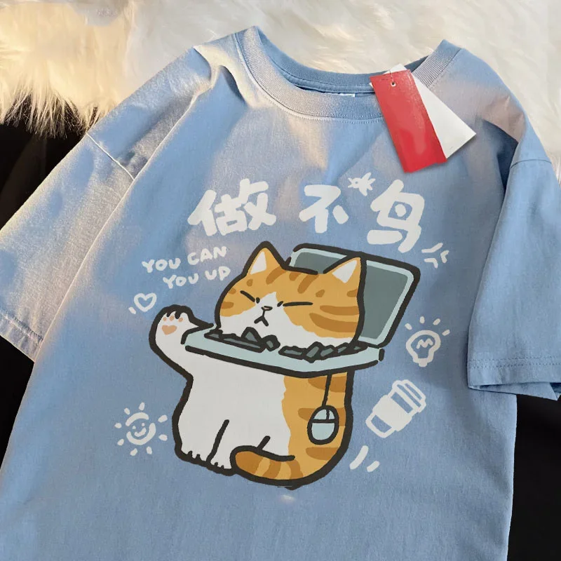 Camiseta Holgada de Manga Corta Estilo Retro Americano, Versátil, Nueva Tendencia Hip-Hop 2026