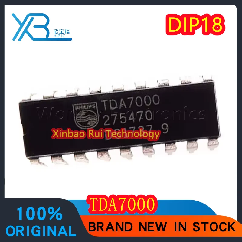 

(1/5pieces) TDA7000 FM radio circuit DIP-18 100% brand new and original electronics in stock