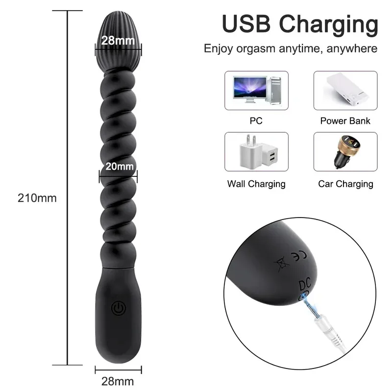 قوية تهتز الخرز البروستاتا محفز بعقب المكونات الشرج الجنس لعب للكبار النساء الرجال زوجين اللعوب مثلي الجنس المثيرة SM