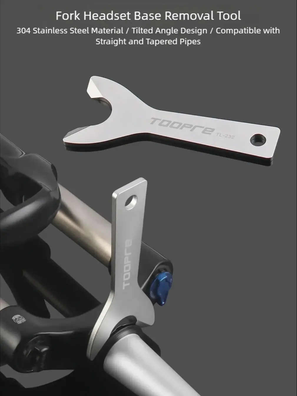 AliExpress TOOPRE Mountain Road Bike Front Fork Headset Base Removal Tool for 1-1/2" 1-1/8" Fork Bike Remover Wrench Accessories