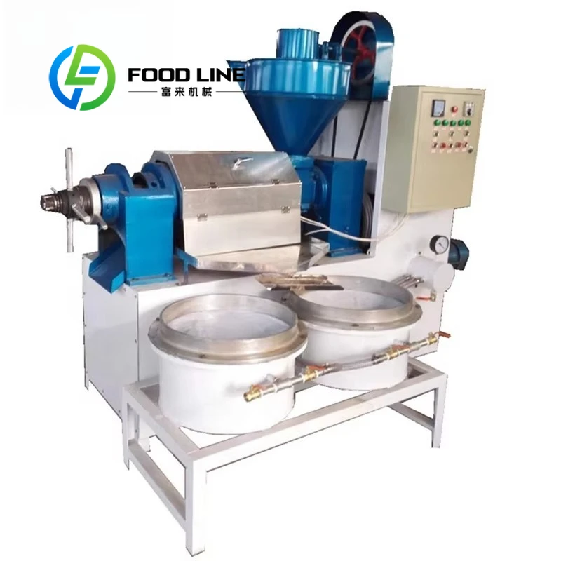 Customized High Efficiency Oil Press Production Line Sunflower Sesame Soybean Avocado Cooking Oil Commercial Big Promotion