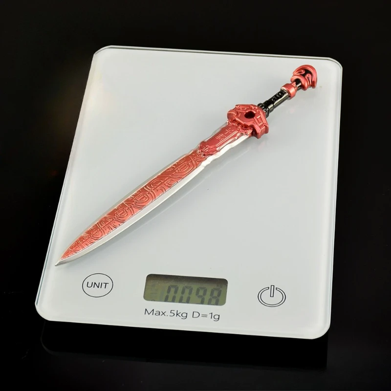 20cm/7.87in The Legend of Qin Tian Chi Dry General Sword Peripheral Weapon Models Anime Sword Metal Craft Ornaments Boy Toy Gift
