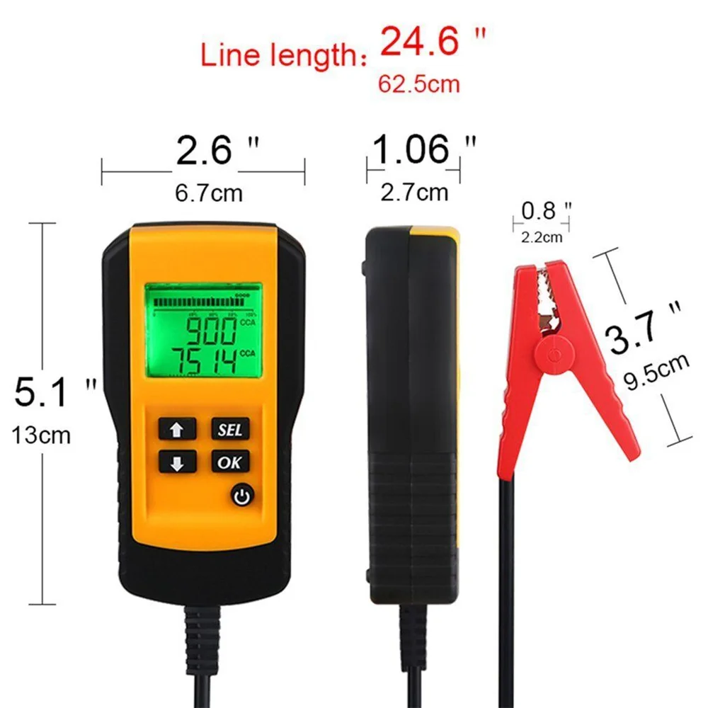 NEW Automobile Battery Tester Internal Resistance Life Battery Current Capacity Test Instrument Ae300 Scanner Tool