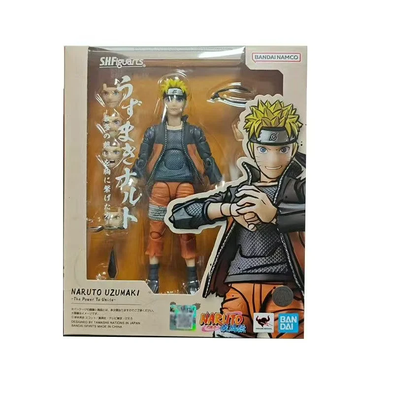 

BANDAI S.H.Figuarts Naruto Shippuden Uzumaki Naruto Anime model action figure Genuine Boxed Toy In Stock Original