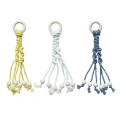 Cotton Rope Woven Hook Banana Hanger Hanging Fruit Hook Holder For Banana Display