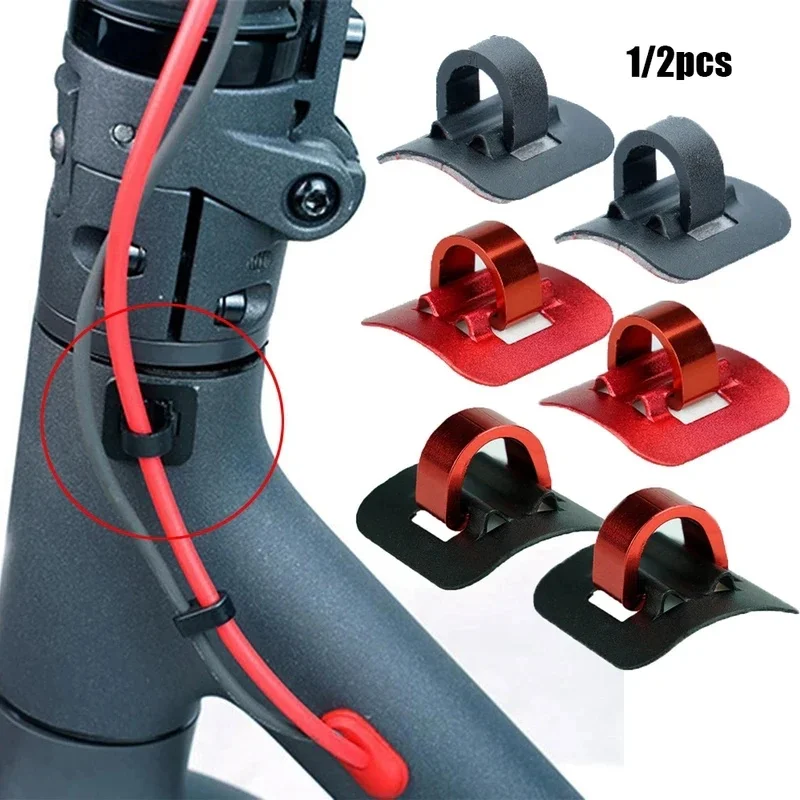 2/4/6 PCs Alloy Cable Tie Buckle Organizer Electric Scooter Parts 3 Colors For Xiaomi/Mijia M365 & PRO Skateboard Accessories