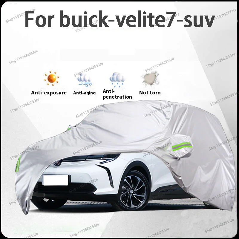 

For Buick Velite 7 Fit Car Cover - Waterproof, Dustproof, Sunshade (UV), Snowproof | Silve Full Cover with All-Day Protection