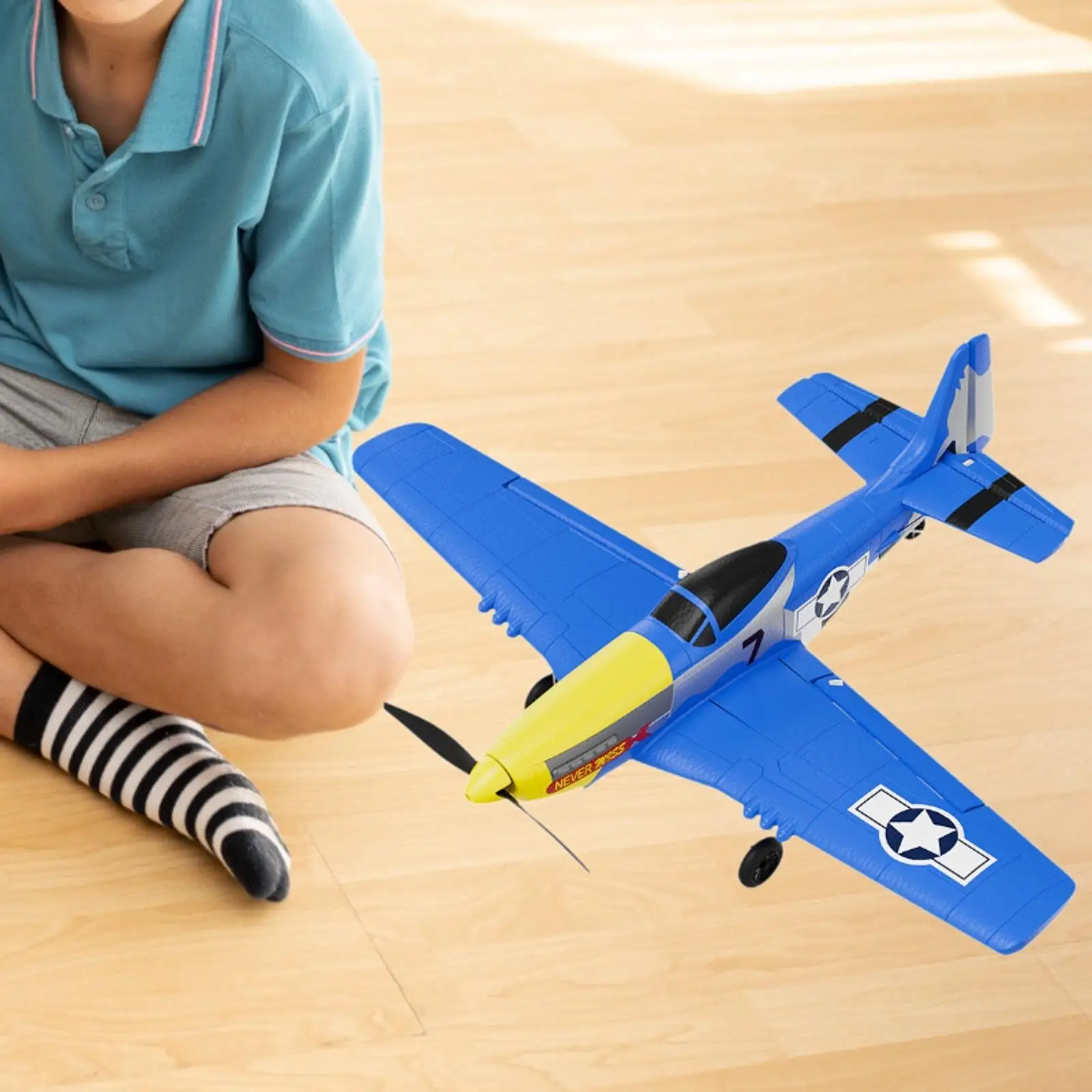 

4 Channel RC Plane Simulation Remote Control Airplane for Kids Beginner Gift