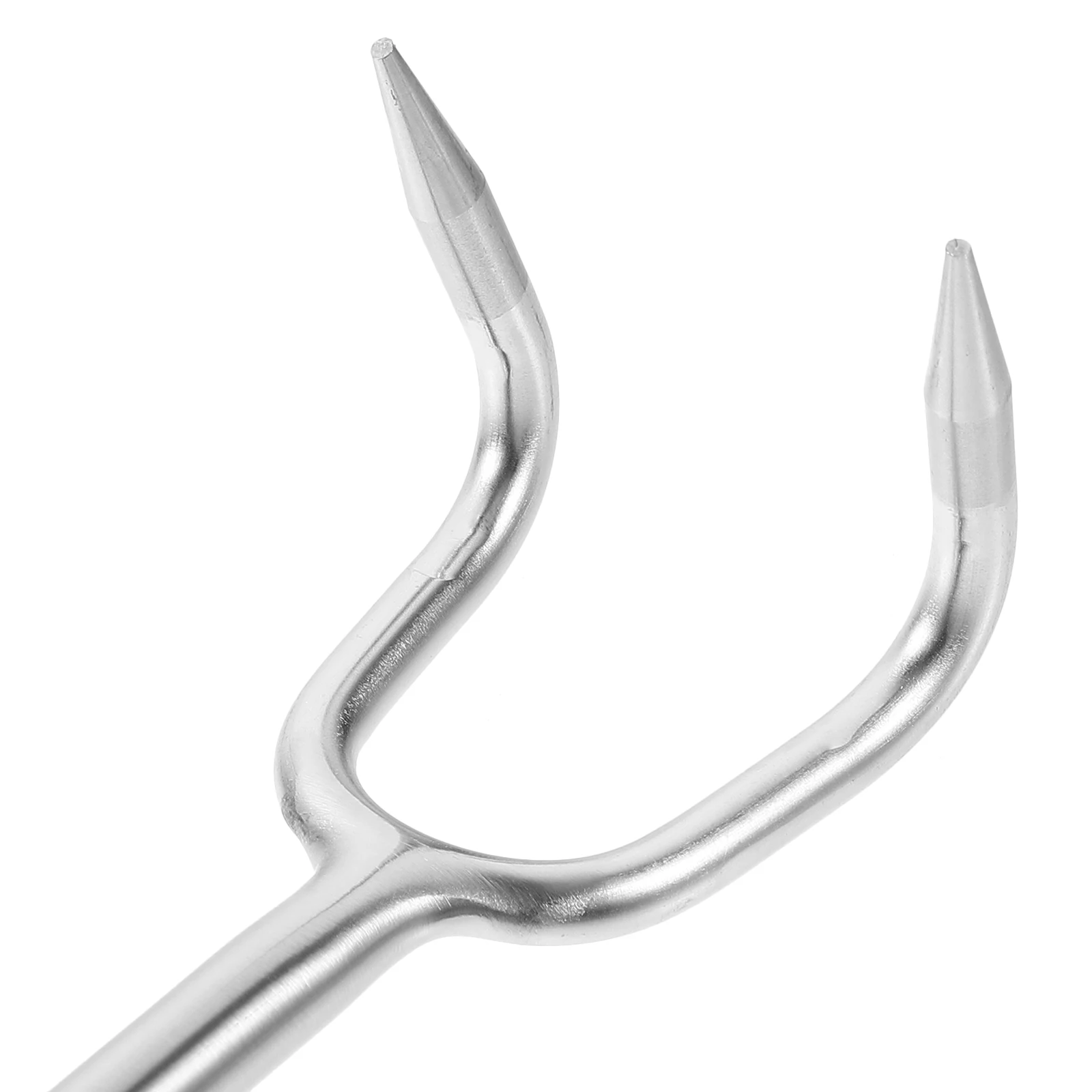

Stainless Steel Meat Hook Food Turner Hooks BBQ Roasting Tools Long Handle Portable Easy Clean Body Smooth Finish