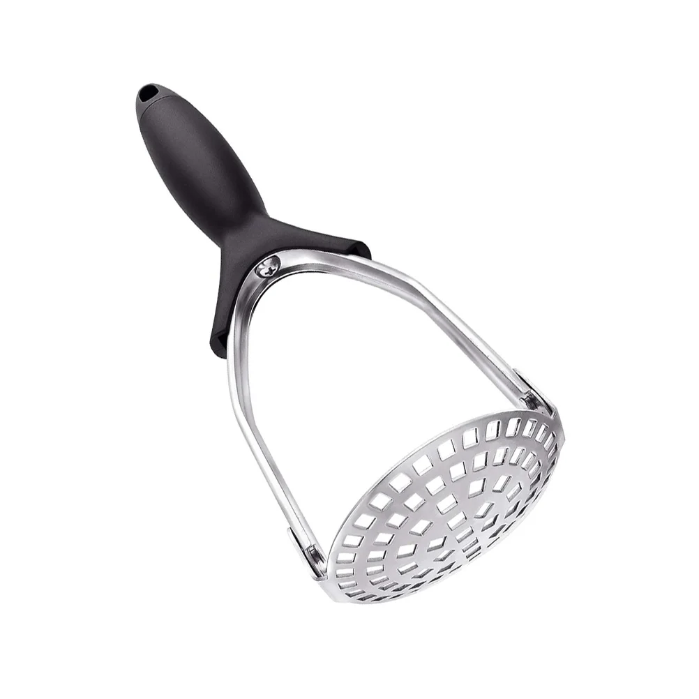 

Potato Masher Sweet Meat Grinder Non-slip Ricer Hand Crusher Stainless Steel Pp Manual Baby