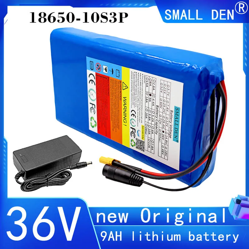 

New 36v 9ah 500 lithium battery pack 10s3p electric scooter cycle battery electric bicycle electric motorcycle 42v 2a charger