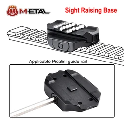 Tactical Metal Sight Mount Base Heighten Base For T Series Red Dot Sight Rise Bracket For 20MM Rail Hunting Airsoft Accessory