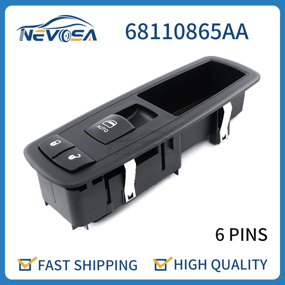 Nevosa 68110865AA Power Window Switch For Dodge Nitro Journey Chrysler Town&Country Jeep 56046822AG 68268251AB