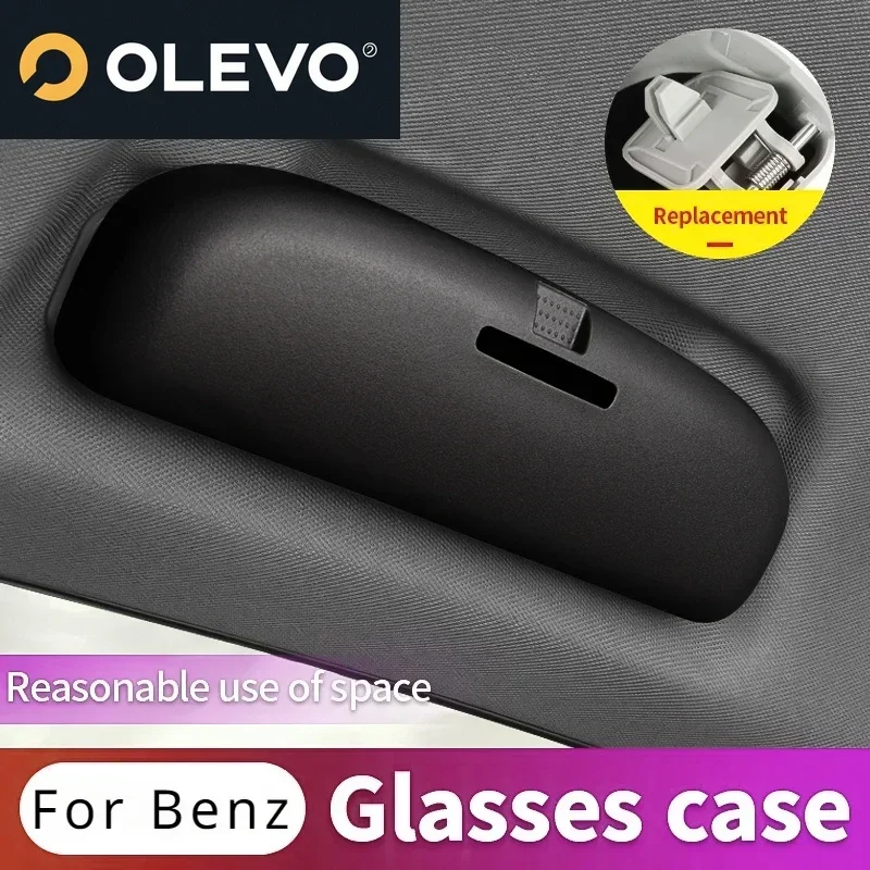 

Новый чехол для автомобильных солнцезащитных очков Mercedes-Benz GLA, GLC, GLS/Vito/Maybach/VL600, ящик для хранения очков, ящик для хранения внутренних деталей, аксессуары