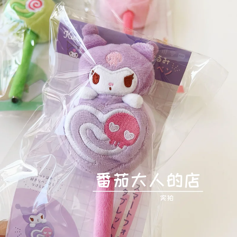 Originale Giappone Sanrio Schermo Elettronico Stilo Telefono Tablet Penna Kitty Kuromi Hangyodon Kawaii Anime Peluche per Ragazze Studenti