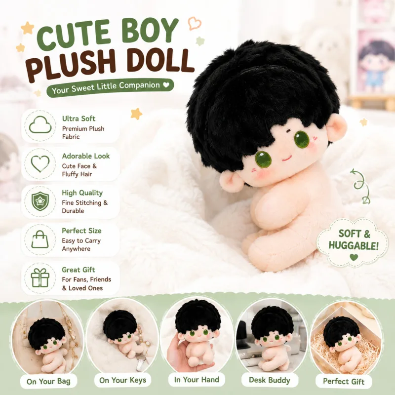 Halloween 20cm Y2K Funny Cute Anime Character Soft Figure Pillow Collectible Decor Birthday Holiday Gift Adults Anime Collectors
