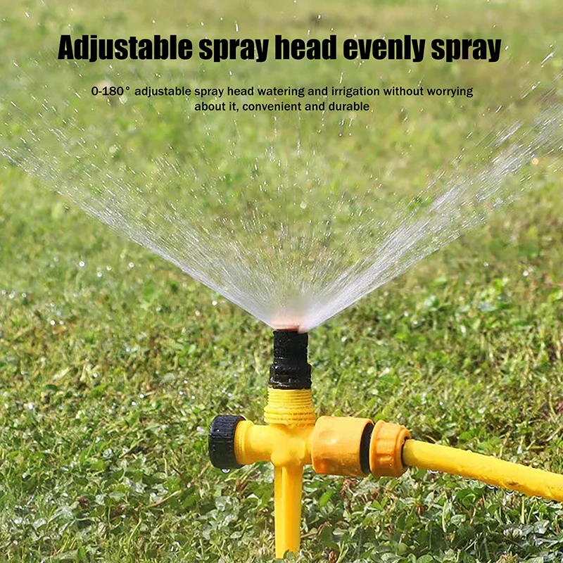 New 360° Rotation Automatic Garden Sprinkler Automatic Rotating Sprinkler Perfect For Lawns,Farms,And Greenhouses