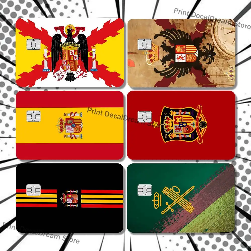 

Spain Spanish Guard Civil Credit Debit Bus campus Access Card Cool Decoration Waterproof Scratch Resistant Stickers