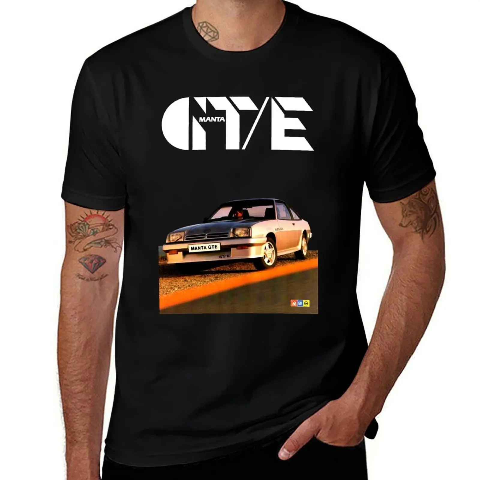 BNTH T-Shirt Opel Manta Homme - T-Shirt Voiture Classique Vauxhall Enthusiast Blanc 3XL
