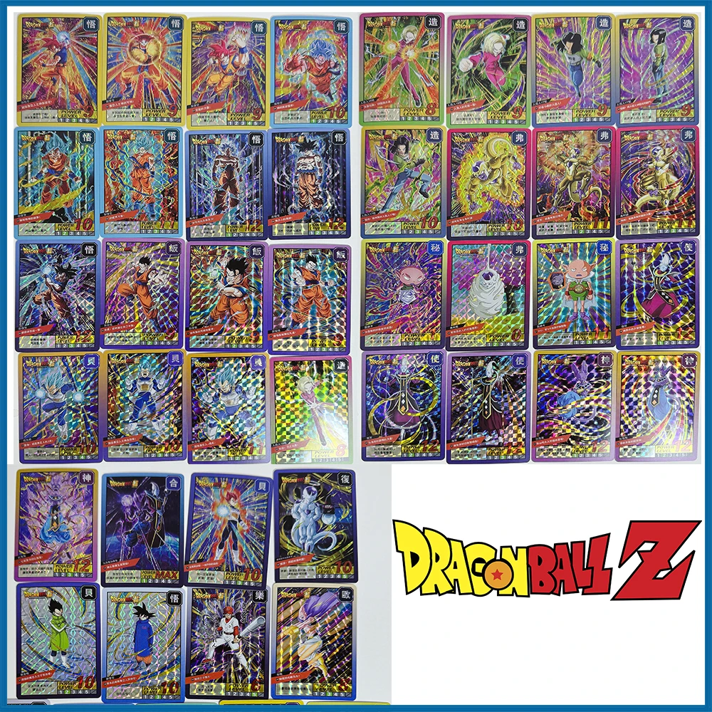 Anime Dragon Ball FAI DA TE ACG Bejita Yonsei Torankusu Bardana Krillin Premium Flash Card Ragazzi Giochi Giocattoli Regali Di Compleanno Da