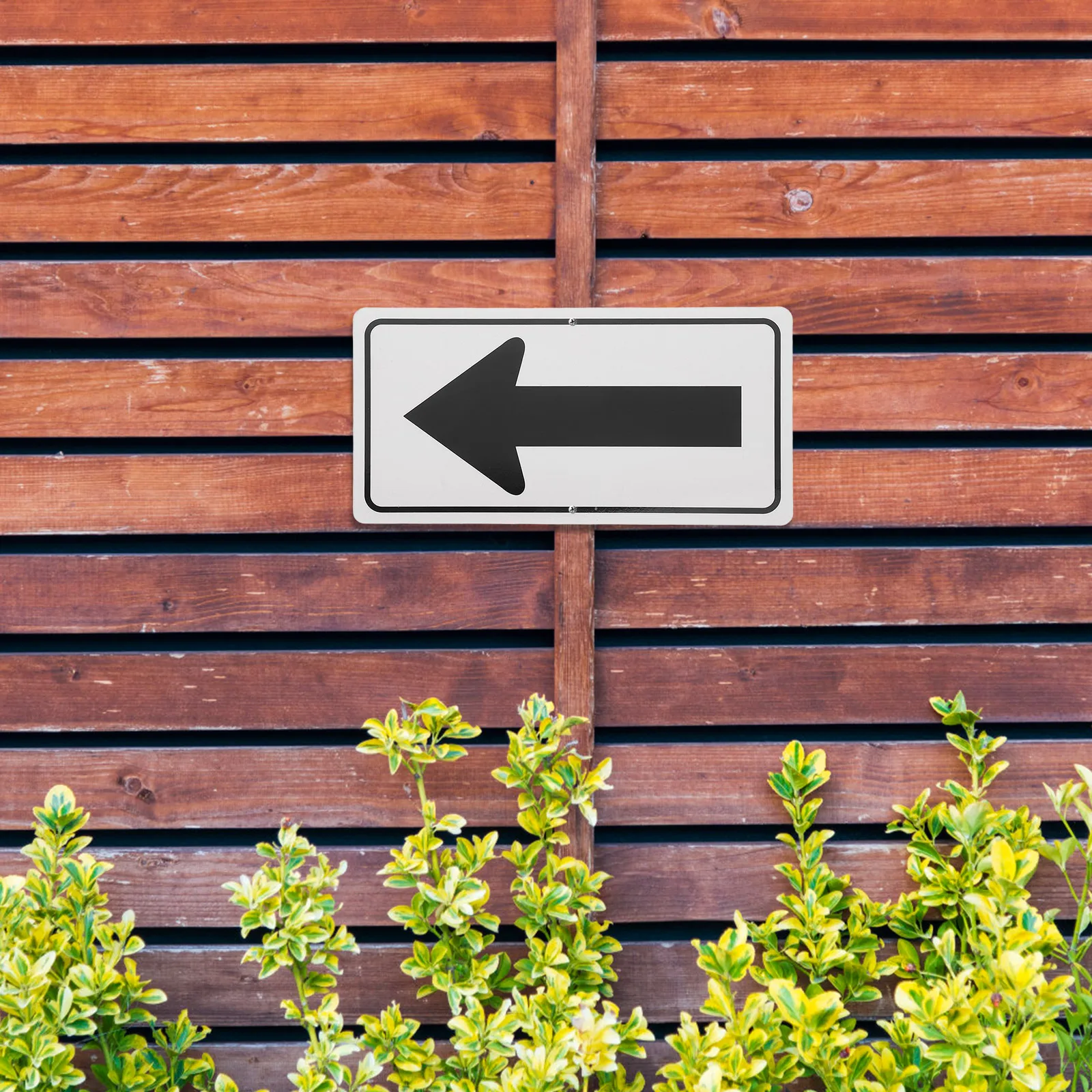 2pcs Arrow Sign Reflective Metal Traffic Direction Signs for Garage Use Aluminum Safety Board Street Signals Publicroad