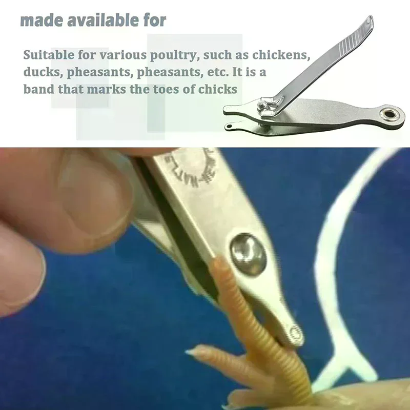 Permanent Chicken Toe Punch Tool For Chicks Ducklings Mice Ear Tagging Toe Marking Farm Poultry Supplies
