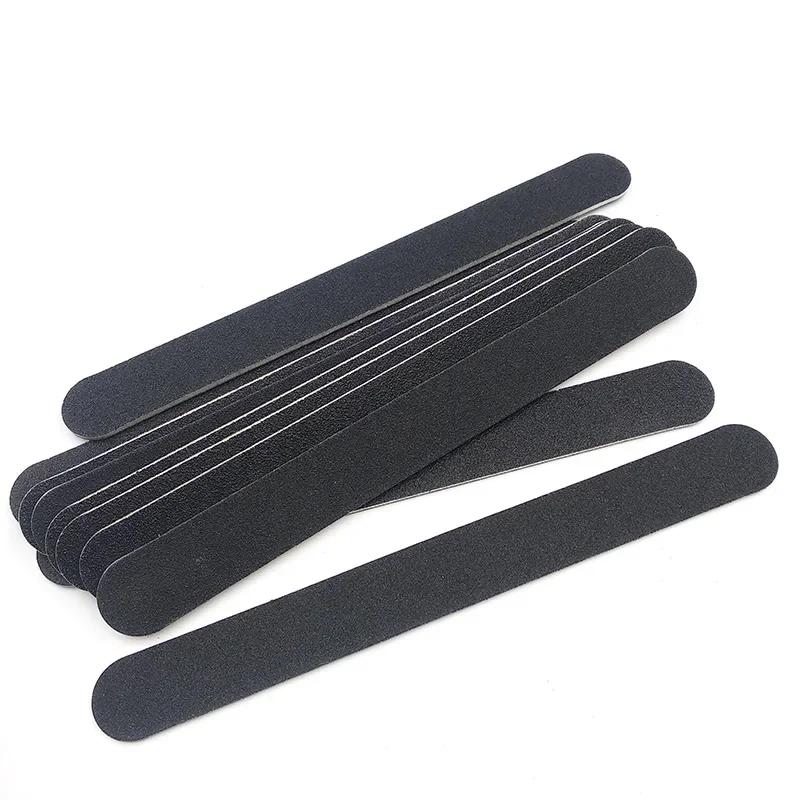 5/10pcs Professional Nail Buffer Nailfile Buffing Sanding Files Sandpaper Thin Straight Lime Angle Round Head