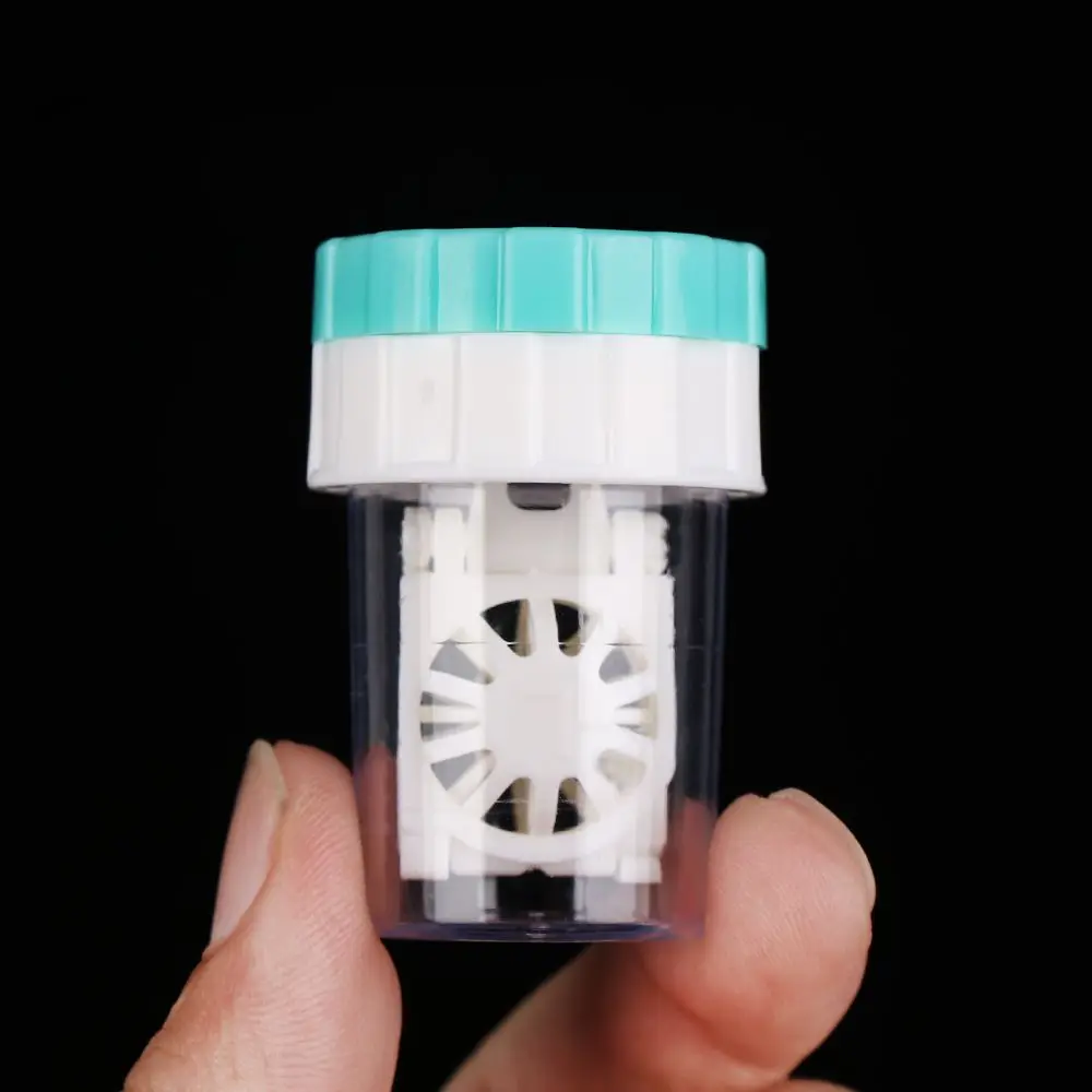 New Plastic Portable Contact Lens Case Candy Color Soaking Box Travel Glasses Holder