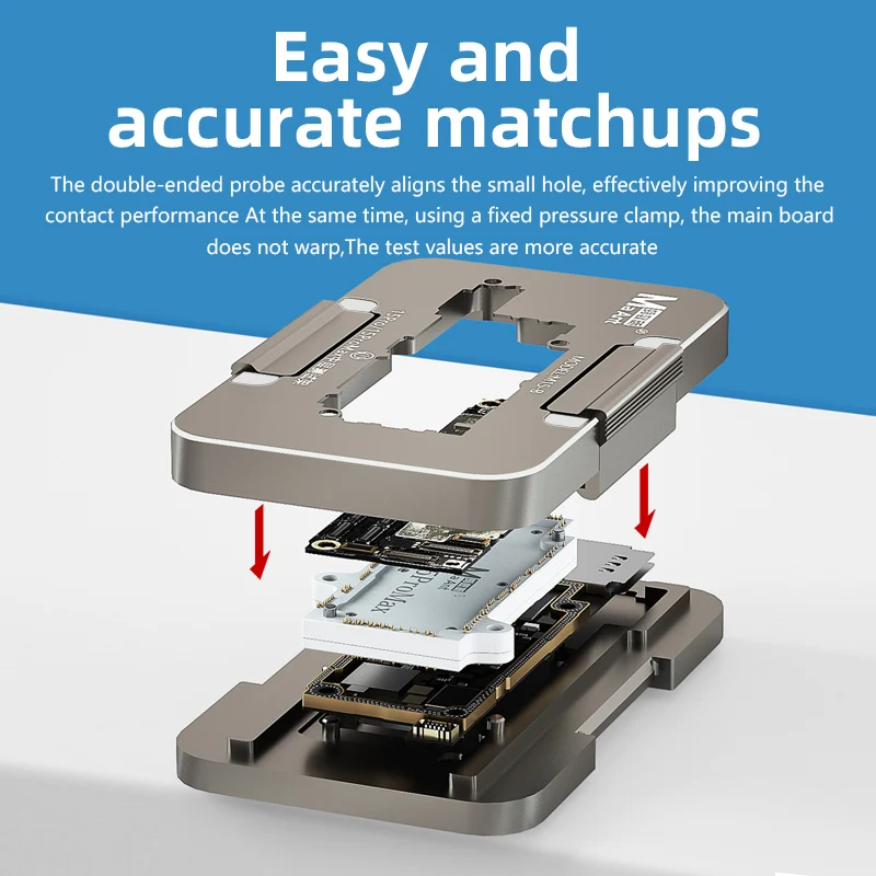 MaAnt Motherboard Middle Layer Test Fixture for iPhone 15 Series, Test Stand for Mid-layer Motherboard Repair & Inspection
