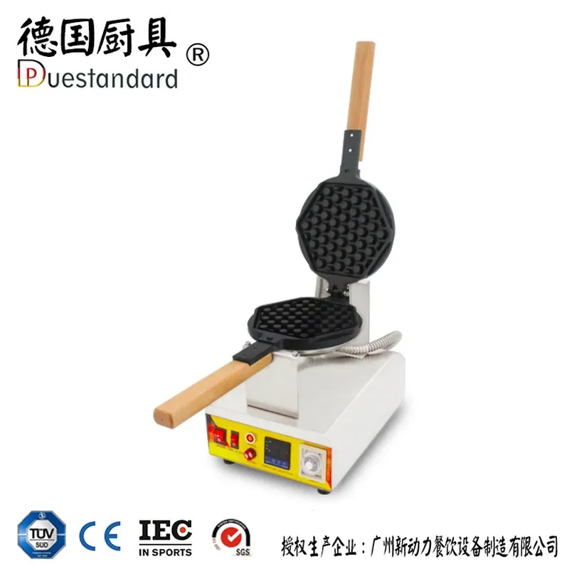 New digital display honeycomb waffle machine, nest front waffle equipment, honeycomb waffle stove, new snack honeycomb