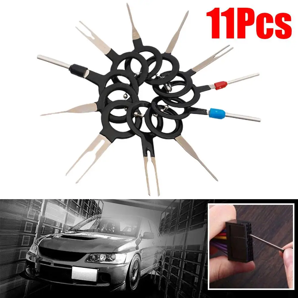 Car Terminal Wire Harness Unwinder Handheld Harness Hardware Tool Car Disassembl Pin Tool Remover Kit Terminal U7G3