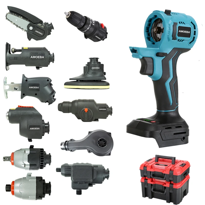 

Excellent Perform Power Tools Combo Kit Cordless Lithium Power Tool Set Multifunction Li-Ion Battery Power Tool Set