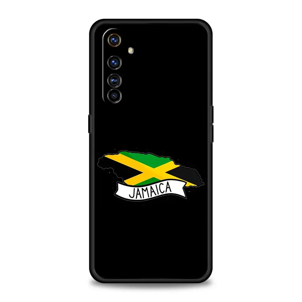 جامايكا العلم الوطني جراب هاتف ل Realme 13 12 11 10 4G 9 8 5G 7 GT5 GT3 GT2 Pro Plus C21 C11 C25 C35 GT Neo 2 3 3T 5 غطاء #6
