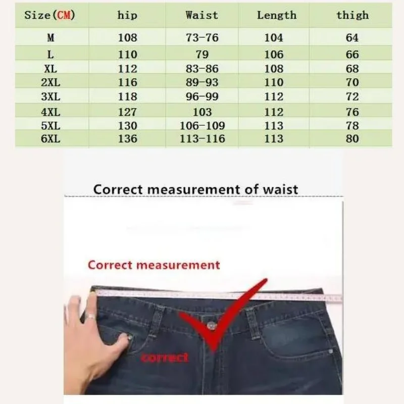 Men Loose Pants Cotton Length Cargo overall casual  Man trousers Plus Size M L XL 2XL 3XL 4XL 5XL 6XL