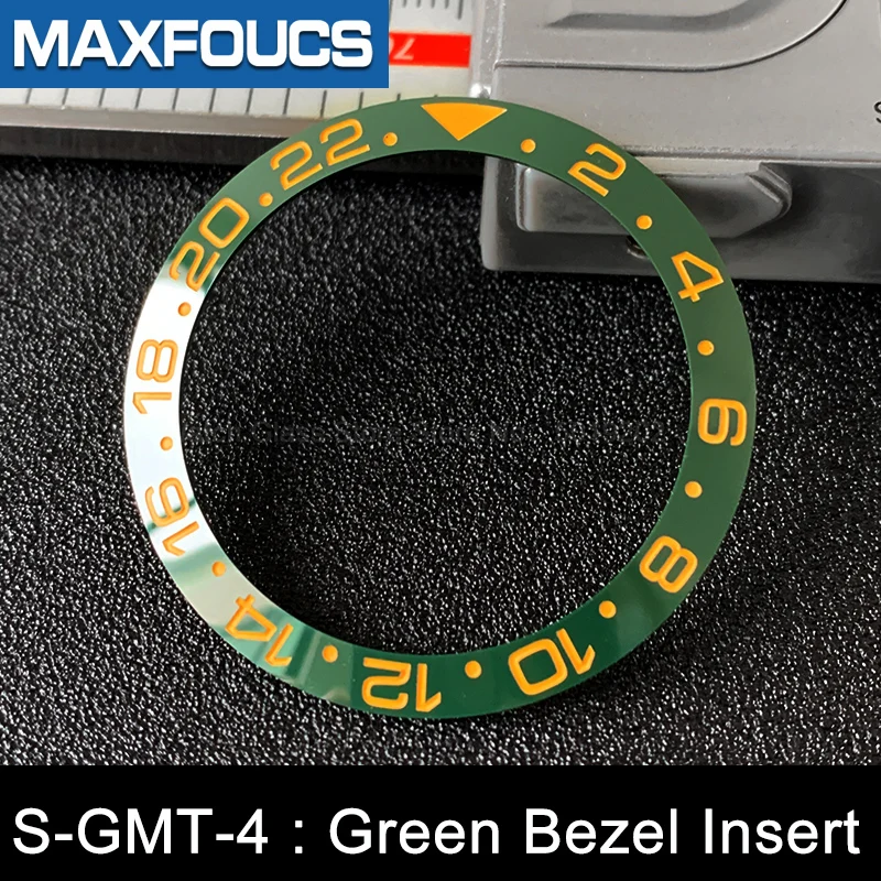 Sloping Ceramic Bezel Insert 38*30.6mm MOD For Seiko brand SKX007 skx011 Divers Replacement of watch accessories parts