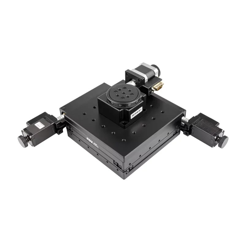 Fasi motorizzate a 3 assi XY + rotazione Tabella di spostamento multiasse XY (15MM) R(diametro60mm)
