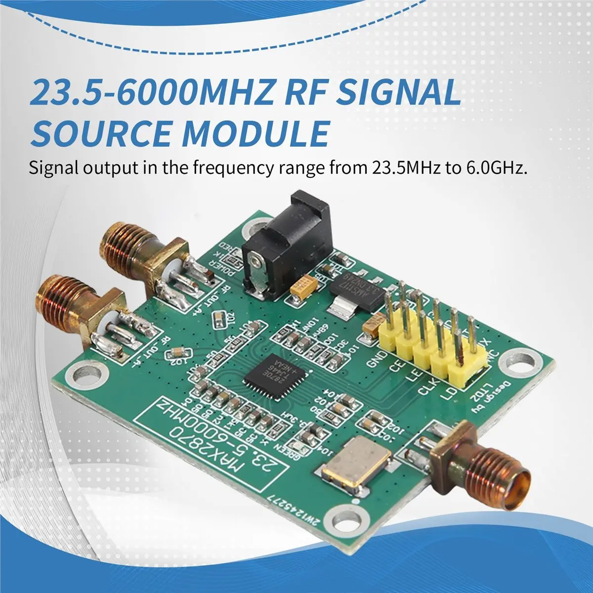 【DT56】LTDZ MAX2870 23.5-6000Mhz Signal Source Module Spectrum Signal Source Spectrum Analyzer
