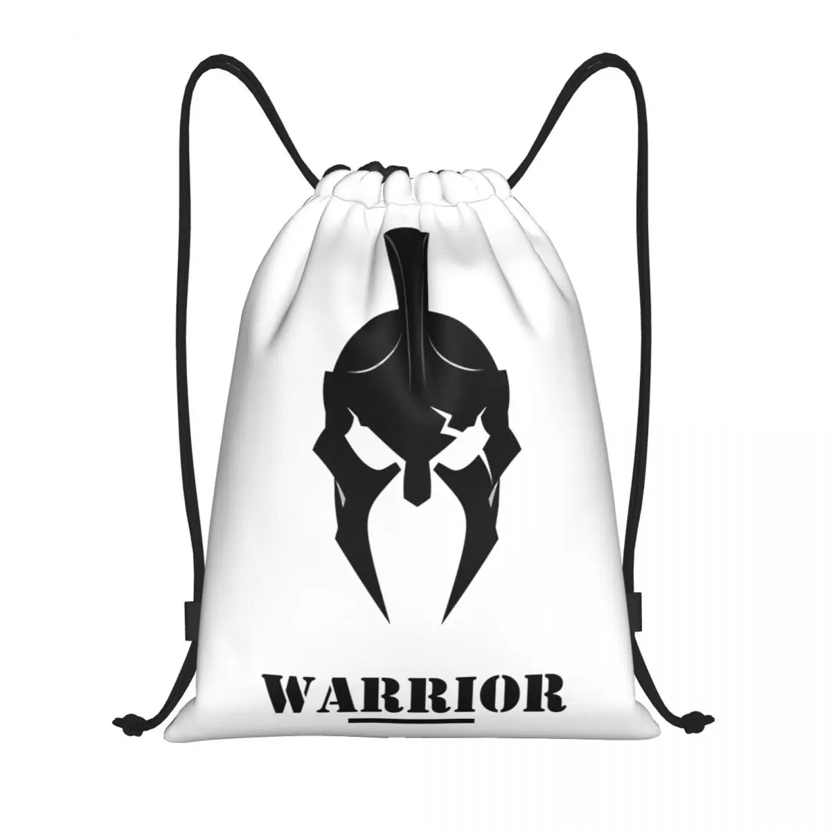 Spartan Sparta Warrior Helmet 17 Backpack Humor Graphic Field pack Drawstring Bags Gym Bag Funny Lasting Summer camps