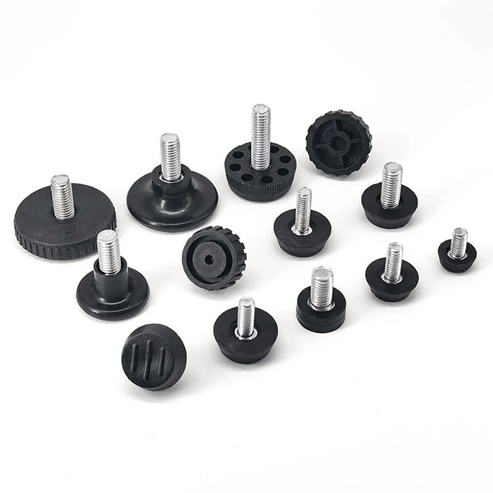 Hongtu M6-M10 Adjustable Leveling Chair Leg Feet  Anti-slip Shock Absorption Furniture Pad Bed Sofa Cabinet Table Protector Mats