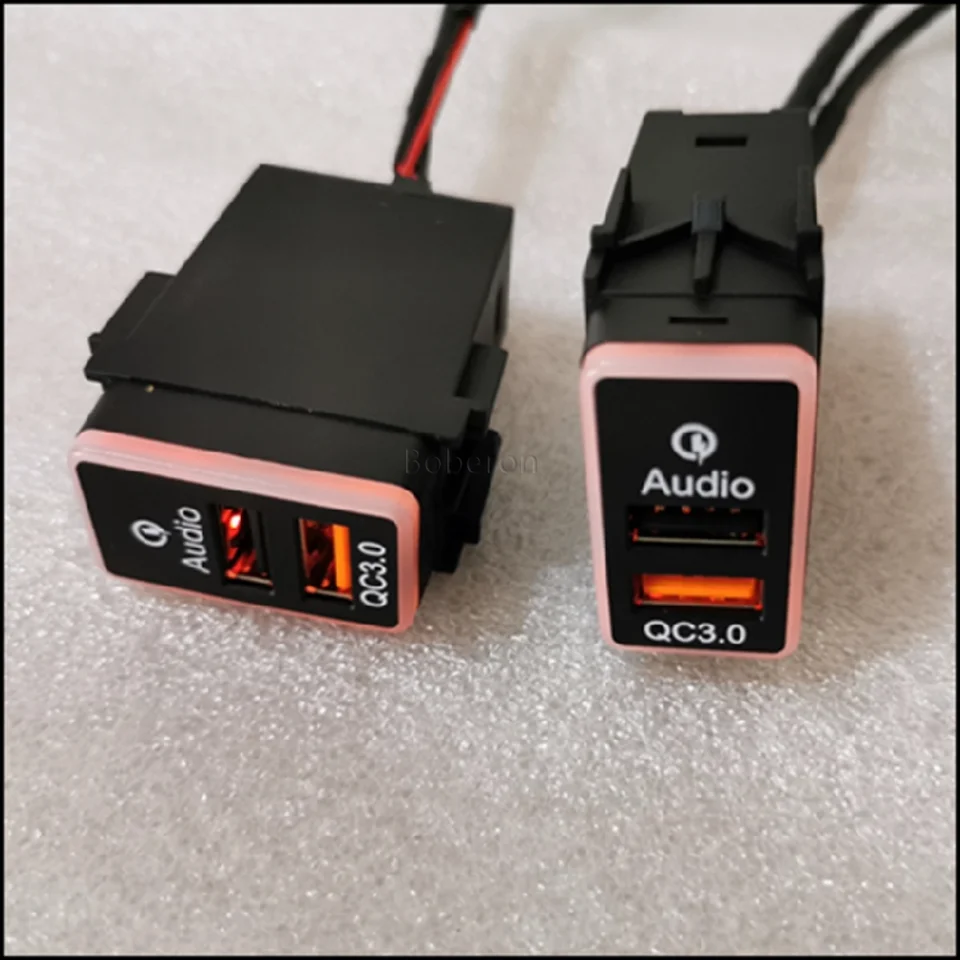 Adaptador USB Y AUX Para Nissan – Compatible Con X-Trail, Qashqai, 370Z, Altima, Rogue, OEM 28023-4BA0B, 12V CC