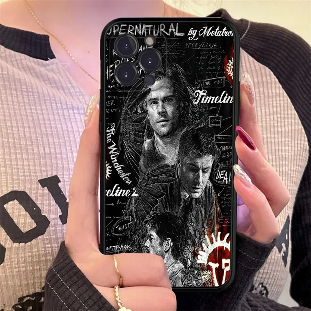 Supernatural SPN Dean And Sam Phone Case Silicone Soft for iphone 15 14 13 12 11 Pro Mini XS MAX 8 7 6 Plus X XS XR Cover