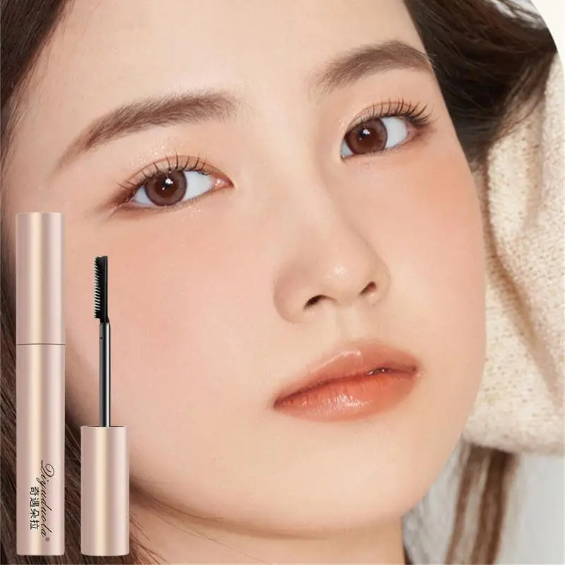 Waterproof And Sweatproof Lengthening Mascara Cosmetic Mascara Black Anti-sweat Mascara Long Eyelashes Thick Mascara Smooth