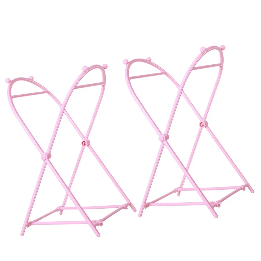 

2Pcs Foldable Kitchen Trash Bag Holder Garbage Bag Shelf Plastic Hanging Rack for Home Bathroom Outdoors Kitchen Hanging Rack