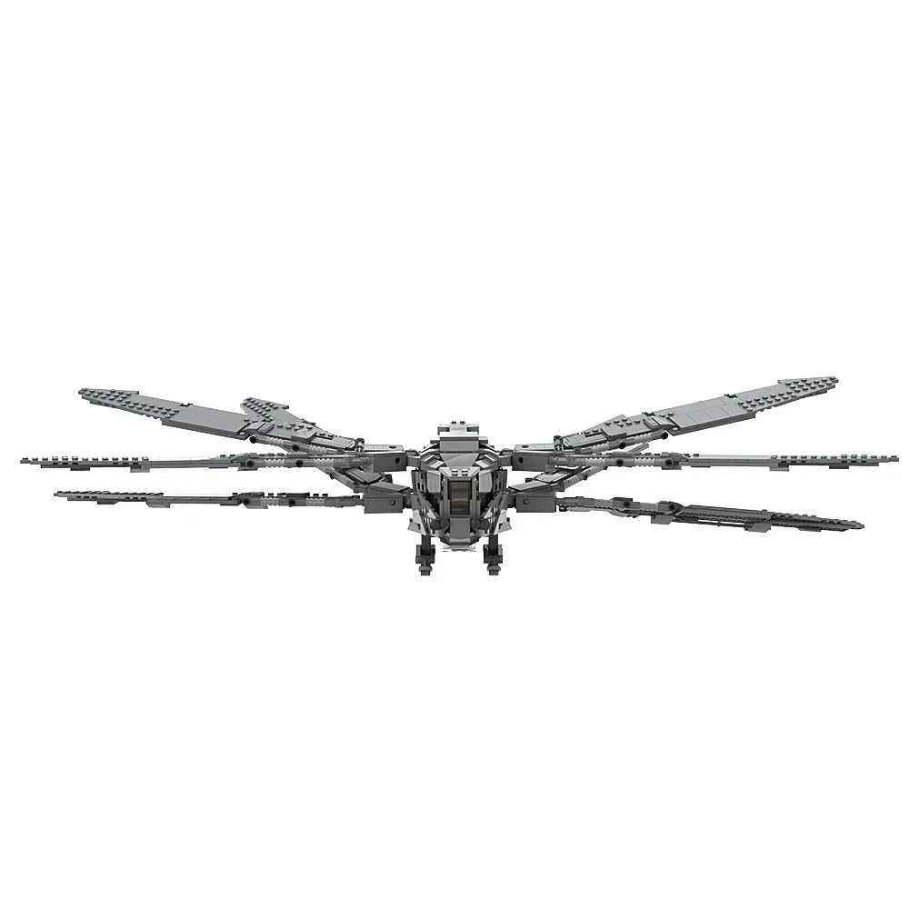 Gobricks MOC Dune (2021) Ornithopter อิฐ Atreides Dune เฮลิคอปเตอร์ Building Blocks ชุดเครื่องบินทหารของเล่นสําหรับของขวัญ