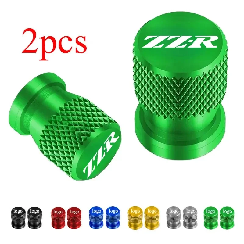 

2Pcs For Kawasaki ZZR250 ZZR600 ZZR1200 ZZR1400 ZZR 250 600 1200 1400 Motorcycle Accessories Tire Valve Air Port Stem Cover Caps