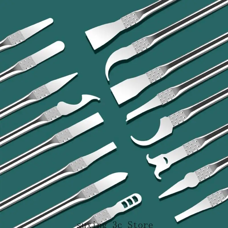 E8BE 8PICES OUVRIR TOL TOL MINE RÉPARATION BLADEE MINDE POUR LE RÉPOSABLE GLUES CPU