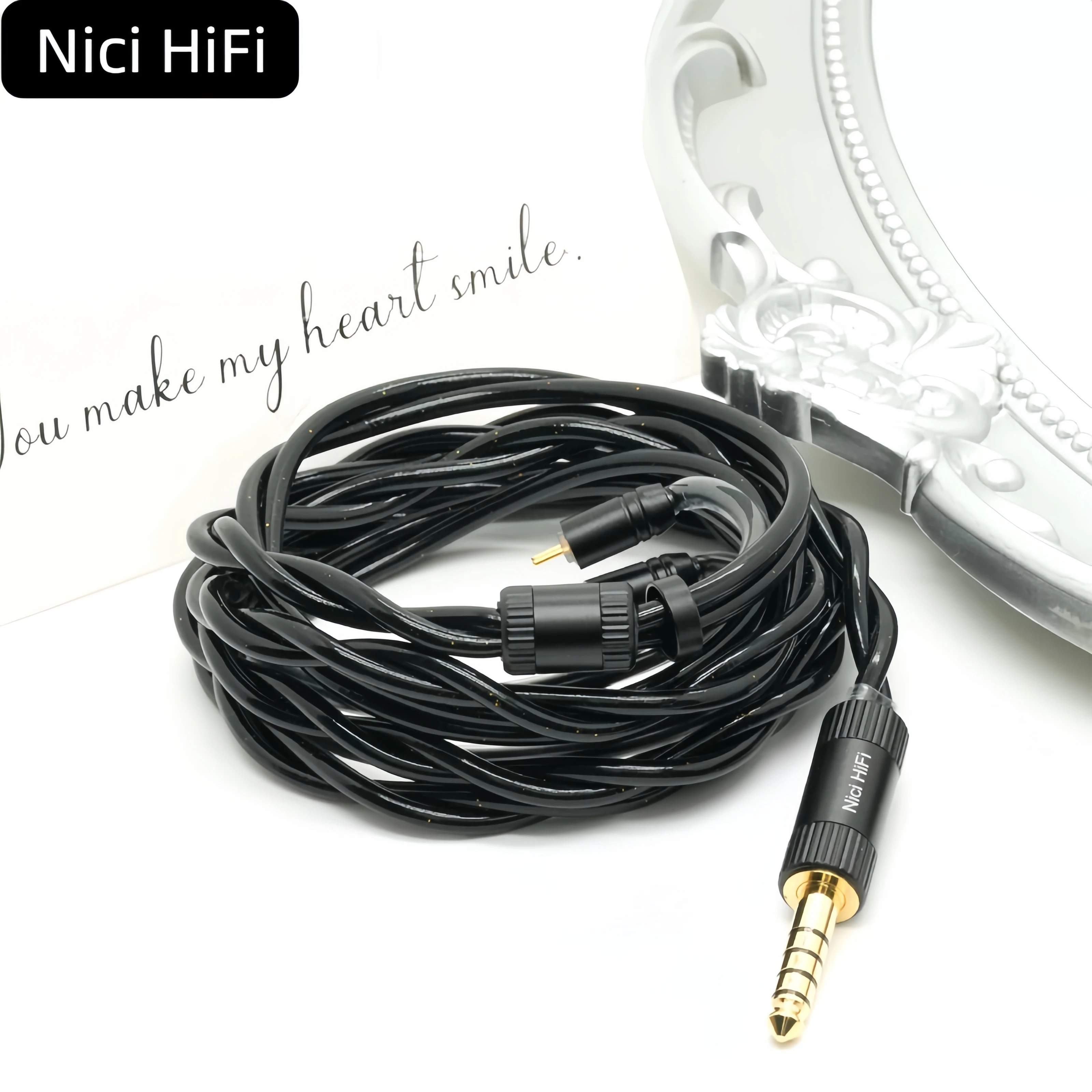 Nici HiFi-29 S In-Ear Headphone Extension Cable with 2.5/3.5/4.4mm Balance, MMCX/2Pin for Delci Explorer DaVinci Himalaya 5U